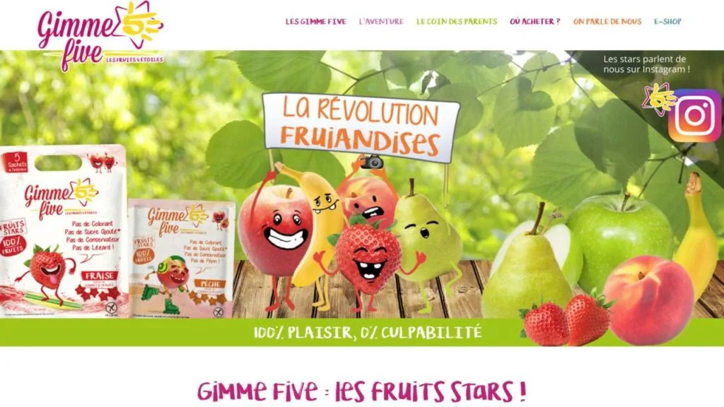Gimme Five e-commerce website