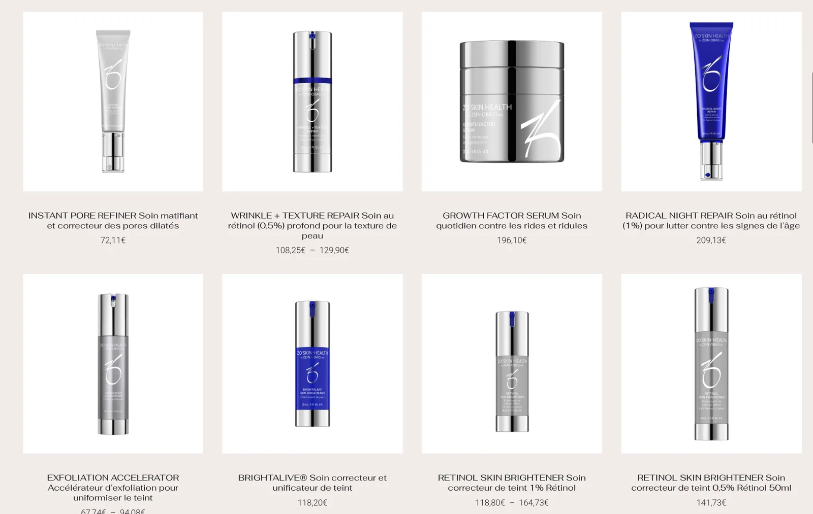 ZO Skin Health online store