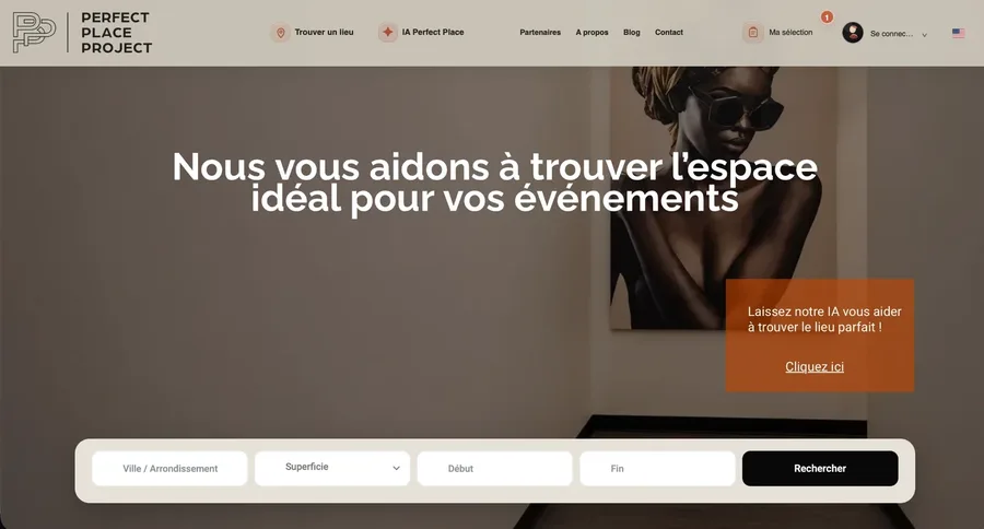 Perfect Place Project — digital and AI project by Frametonic