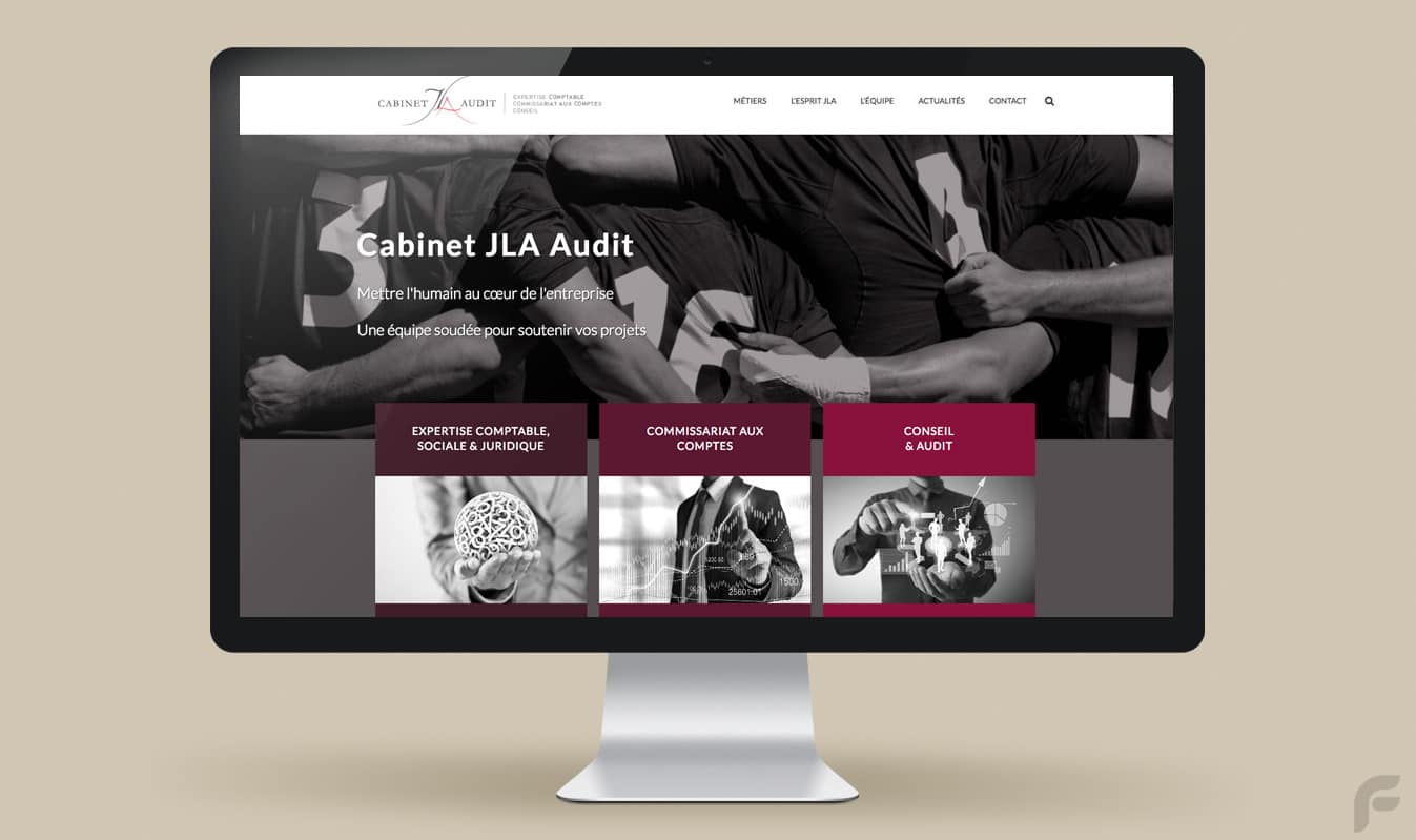 Frametonic Digital - Agence digitale - Web Design - Création de sites internet pour les cabinets d'expertise comptable - cabinet jla audit