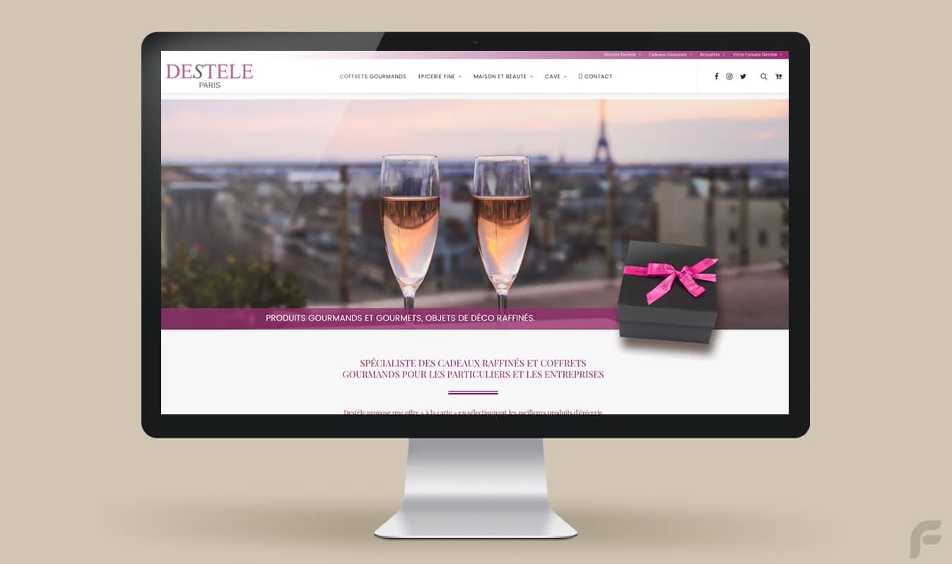 Frametonic Digital - Agence digitale - Web Design - Création de sites internet pour les commerçants destele cadeaux paris