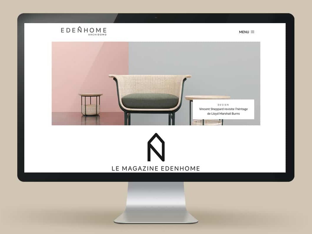 Frametonic Digital - Web Design - Création de sites internet pour les cabinets d'architecture et architectes - Eden Home