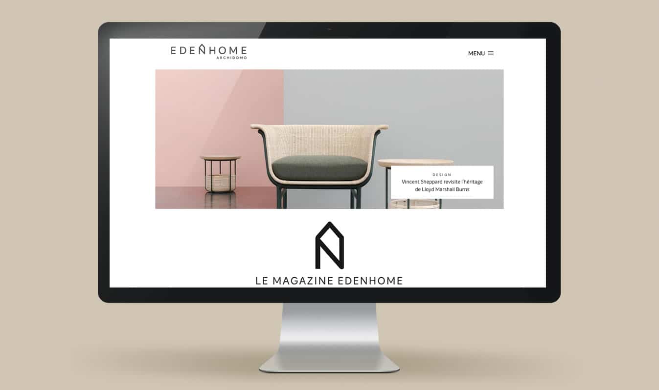 Frametonic Digital - Web Design - Création de sites internet pour les cabinets d'architecture et architectes - Eden Home