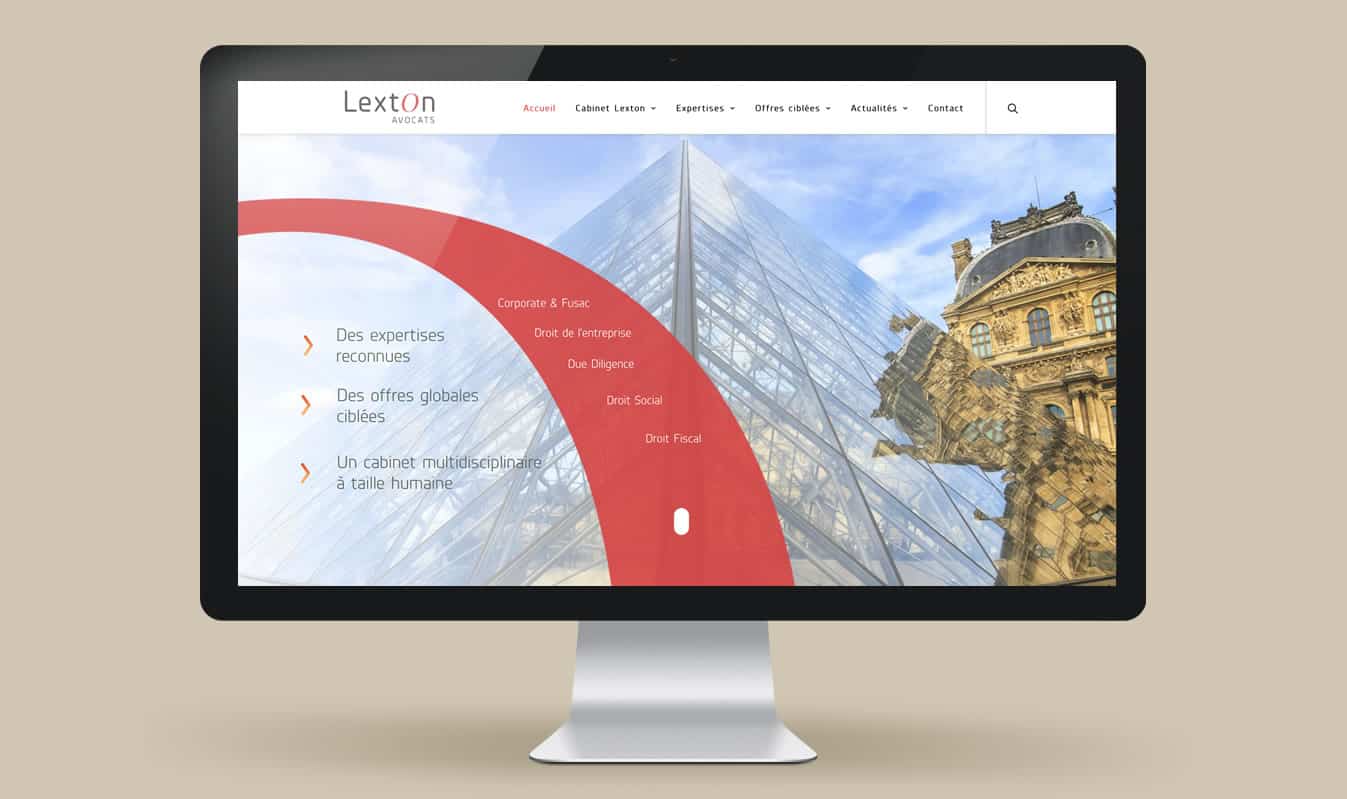 Frametonic Digital - Web Design - Création de sites internet pour les cabinets d'avocats - Lexton Avocats