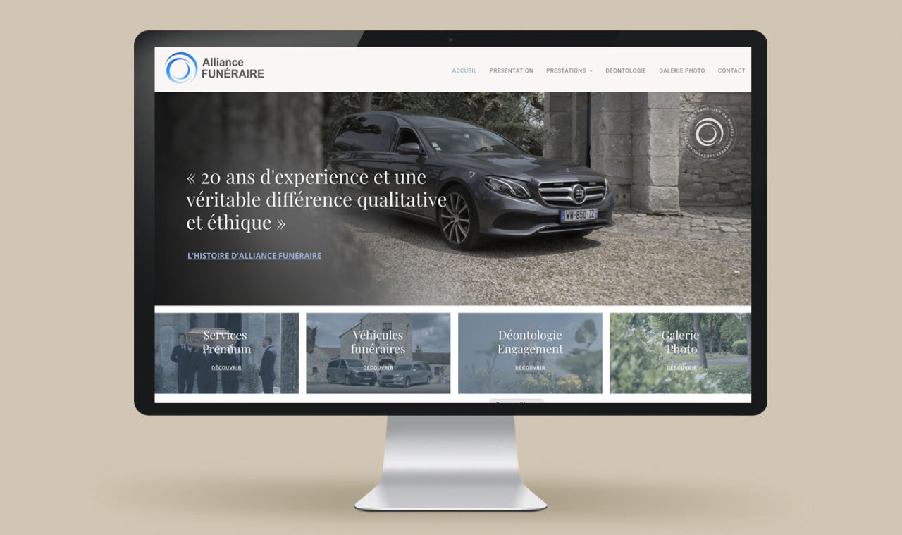 Frametonic Digital Agency - Web design for funeral companies - Paris - Raleigh - alliance2