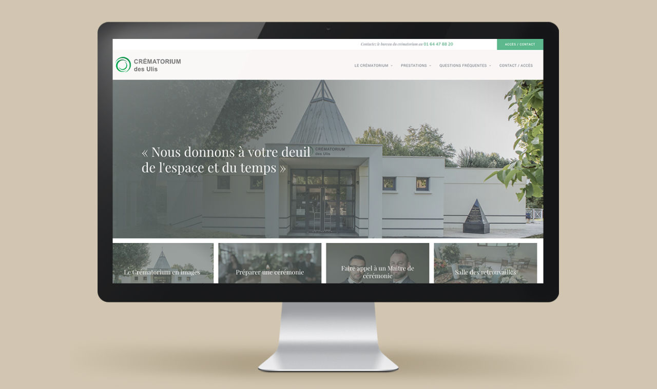 Frametonic Digital Agency - Web design for industrial companies - Paris - Raleigh - crematorium des ulis frametonic