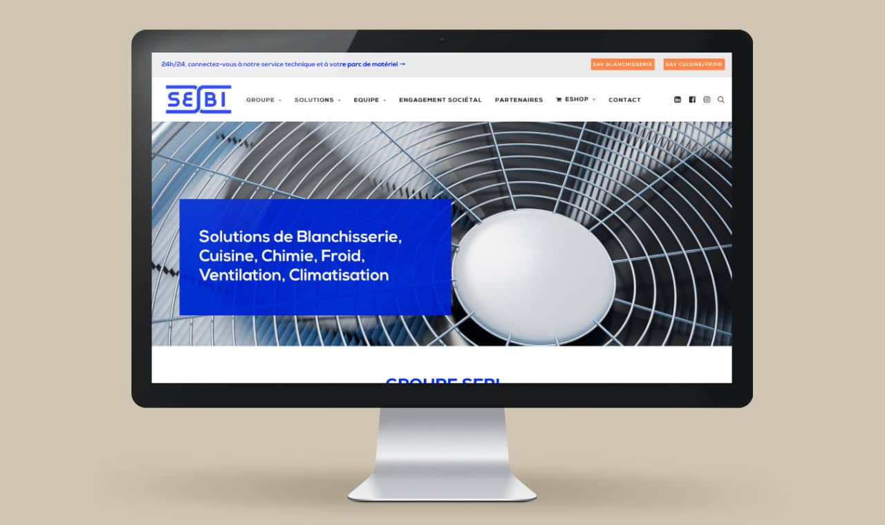 création de sites internet pour les équipements et matériels industriels | Frametonic Digital